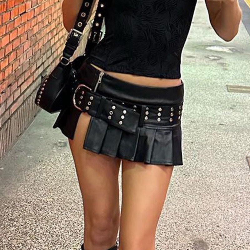 Vampire leather skirt