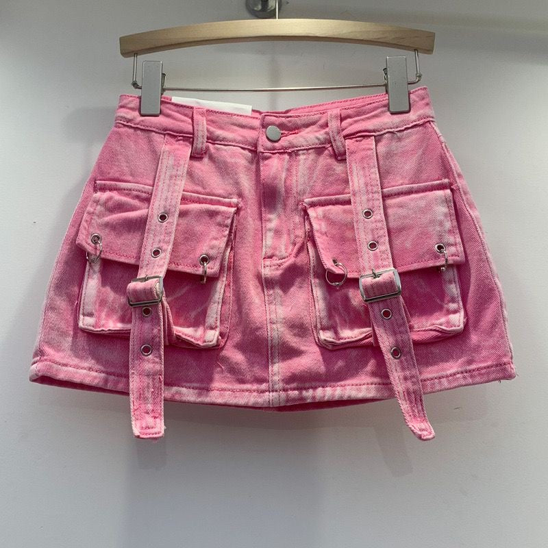 The Pink Cargo Skirt