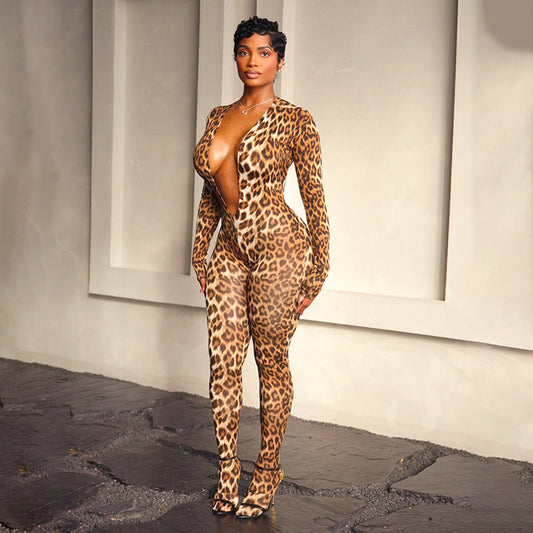 Leopard jumpsuit