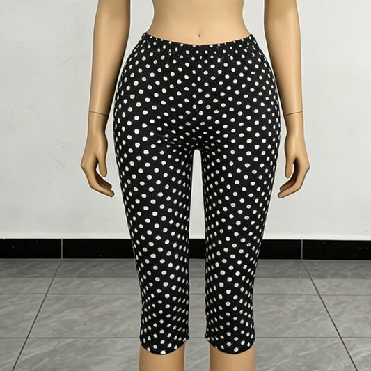 Polka capris